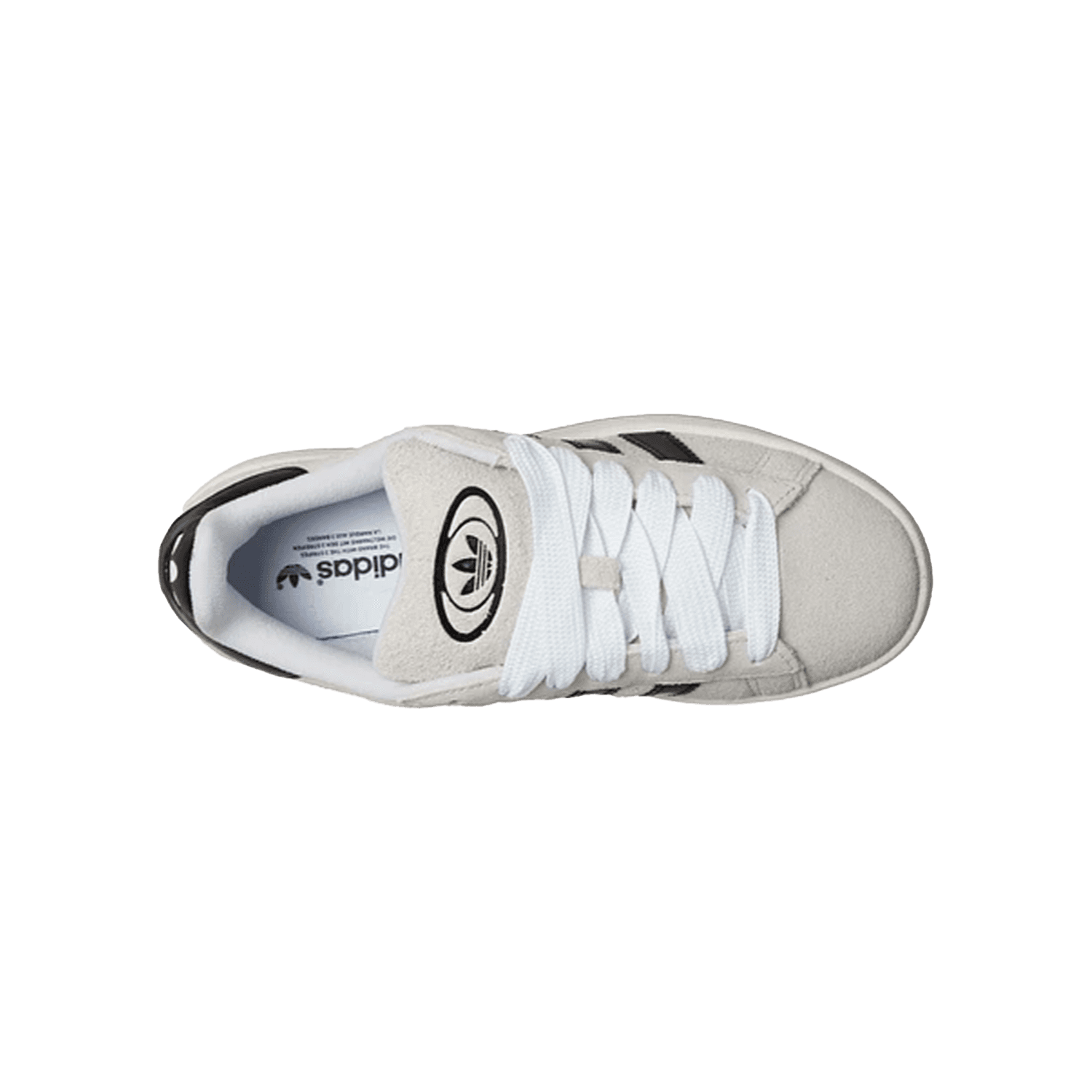 Adidas Campus 00s W (Crystal White Core Black Off White) — 3