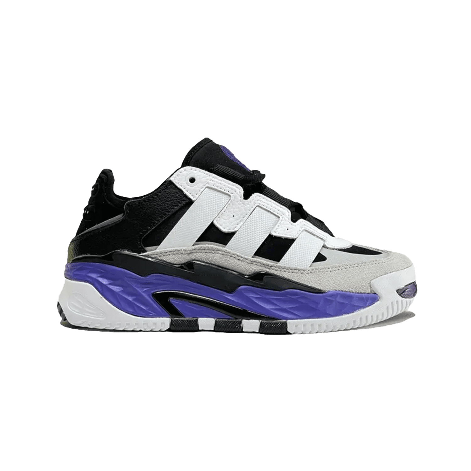 adidas originals Niteball 'White Black Purple'