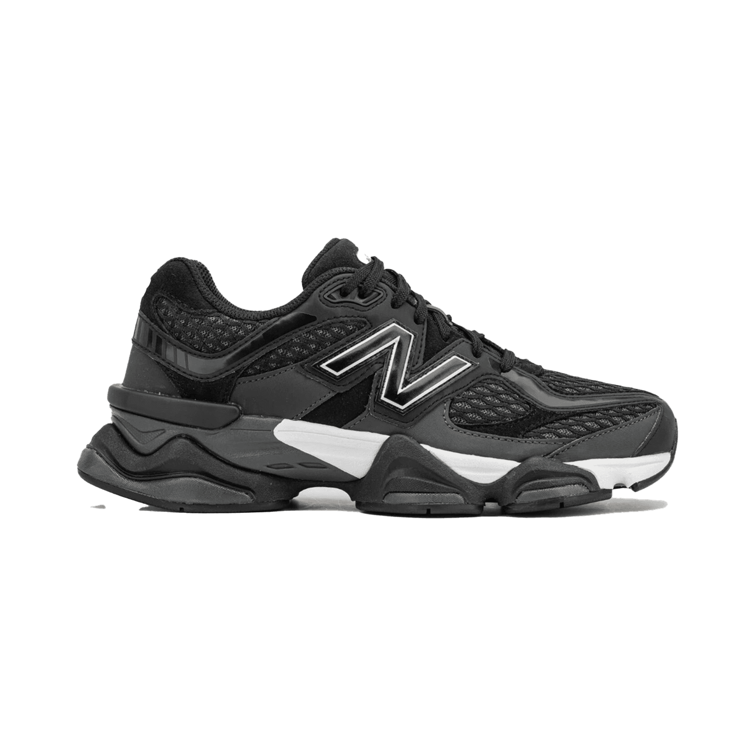 New Balance 9060 Shoe Palace Men’s Black Silver Running Shoes