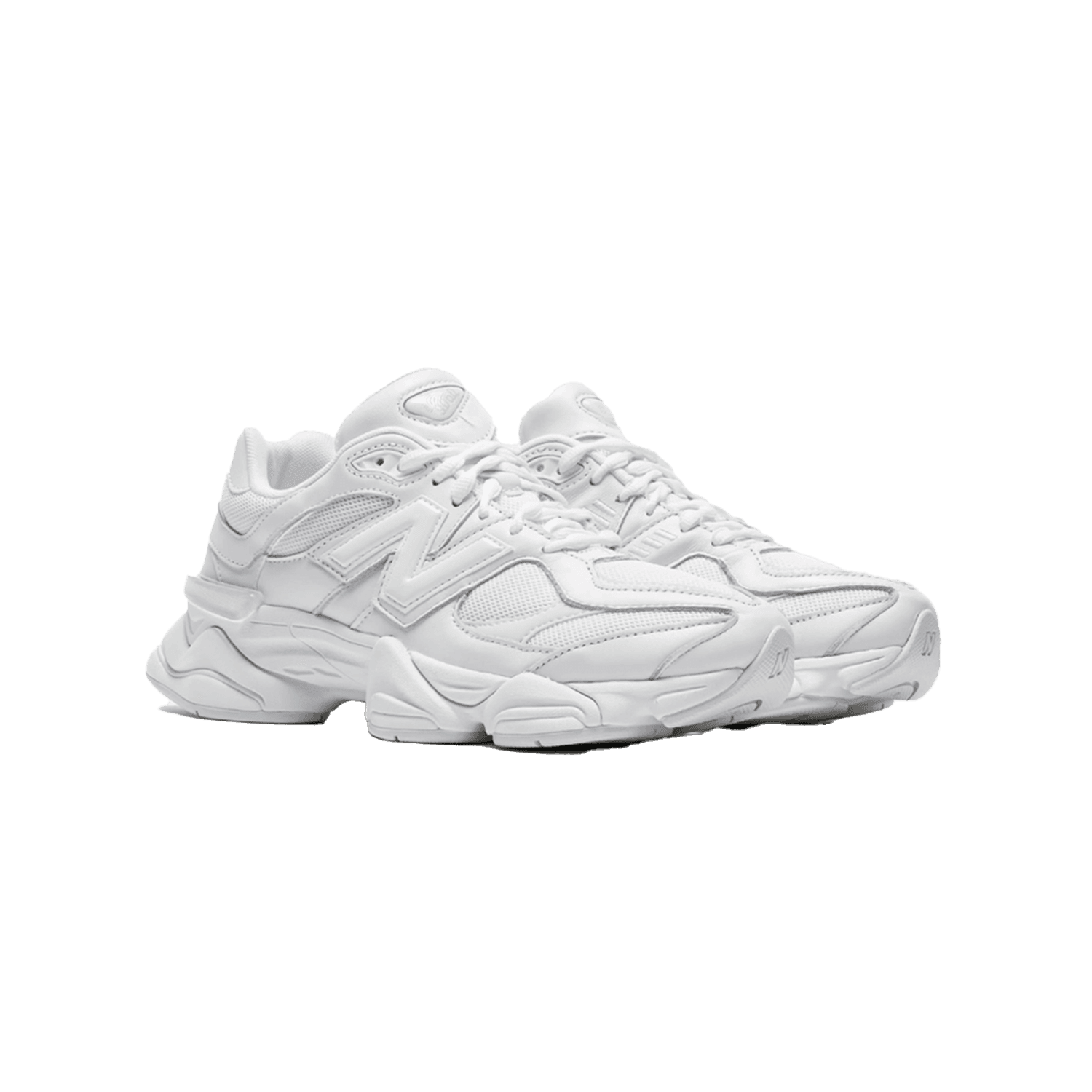 New Balance 9060 Triple White — 2