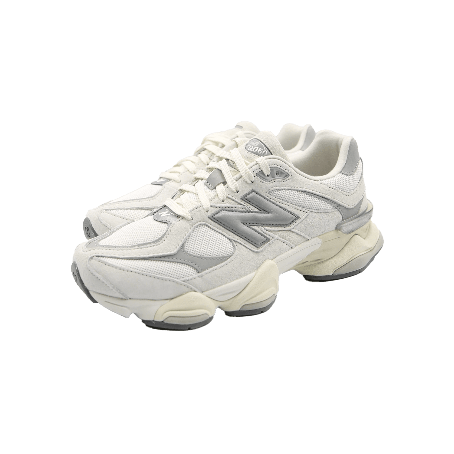 New Balance 9060 Unisex Sneakers Running Shoes Sea Salt Concrete White — 2