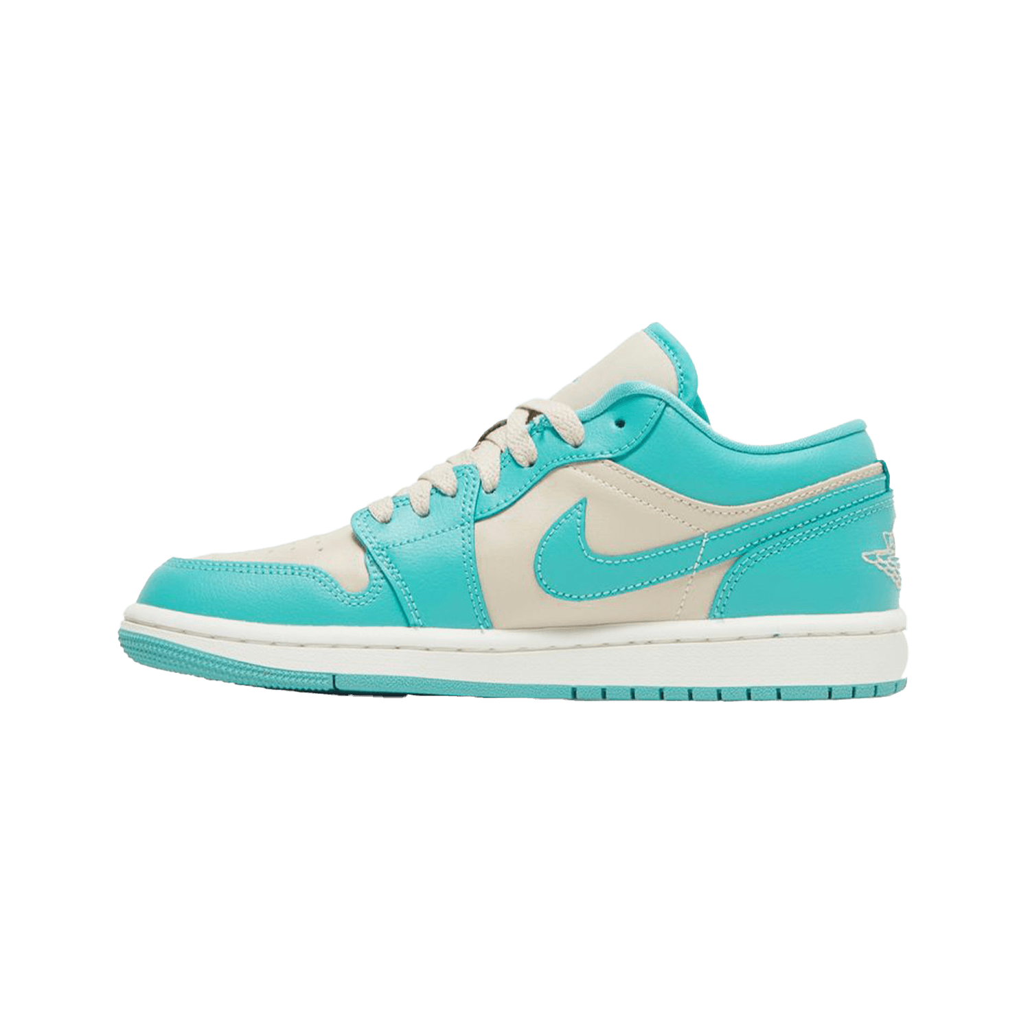 Wmns Air Jordan 1 Low 'Tropical Teal Sandy Beige' — 2