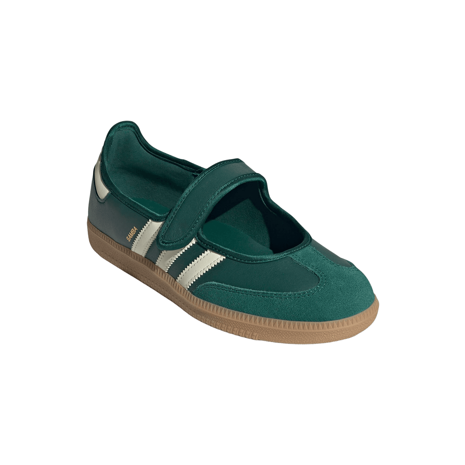 adidas Originals Samba mary jane sneakers in green — 3